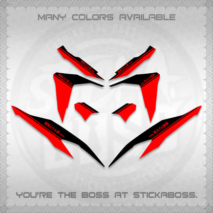 CLICK V2 DECALS (TRUENO STYLE DESIGN) STICKER KITS BY STICKABOSS