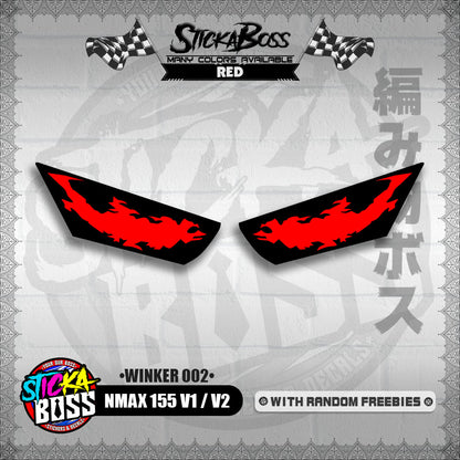 NMAX 155 V1 / V2 (WINKER 002) TRANSPARENT【WITH FREEBIES】