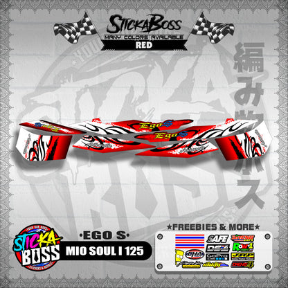 MIO SOUL I 125 DECALS ( EGO S )【WITH FREEBIES】
