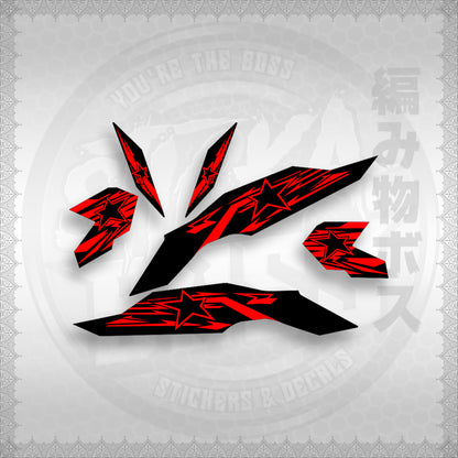 STICKER DECALS for CLICK V3 (CV3VRSTST) By STICKABOSS (SOFIE LAMINATED WATERPROOF)