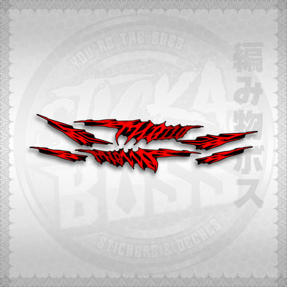 STICKER DECALS for MIO SOULTY INDO (MSOA4STKN) By STICKABOSS (SOFIE LAMINATED WATERPROOF)