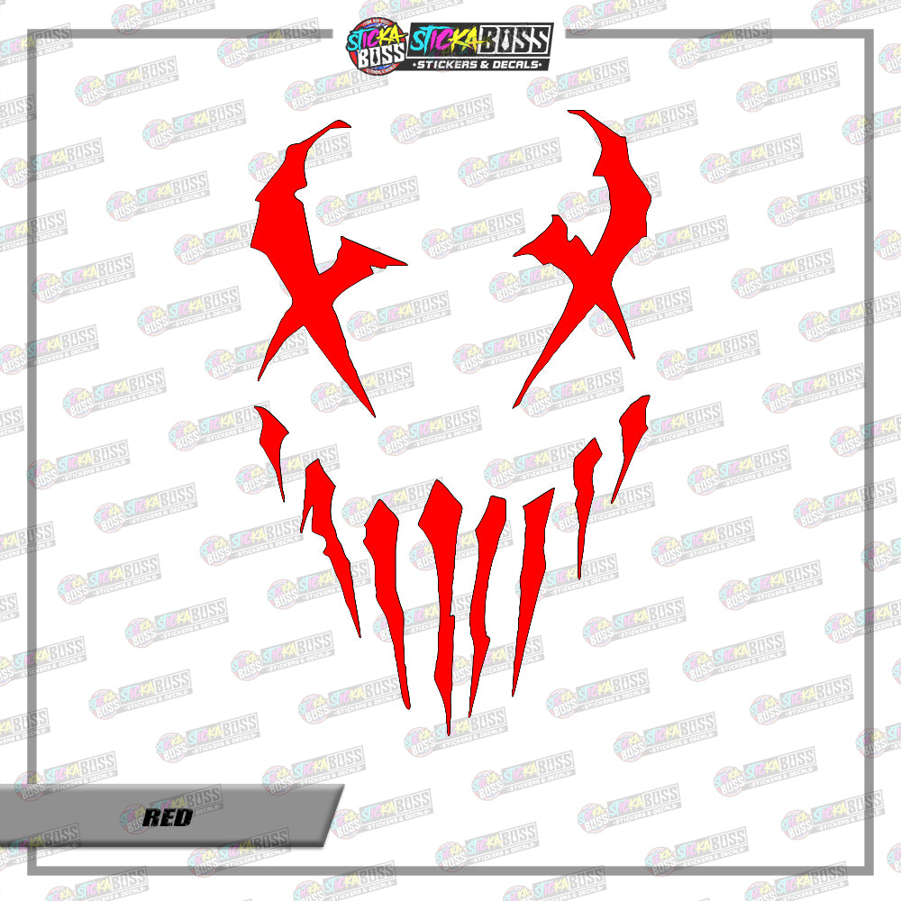 GHOST CLAW  ( VINYL CUT-OUT STICKER DECALS )【Stickaboss】