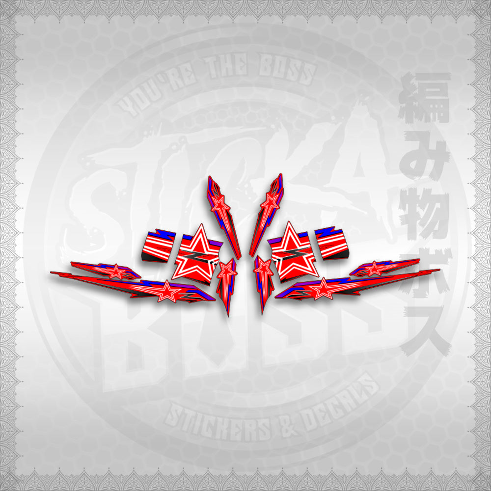 STICKER DECALS for AEROX 155 V2 MALAYSIAN (AV2NESTMO01) By STICKABOSS (SOFIE LAMINATED WATERPROOF)