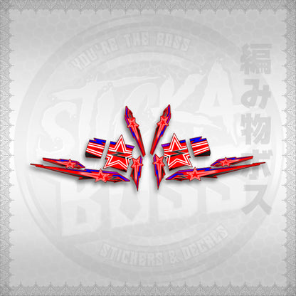 STICKER DECALS for AEROX 155 V2 MALAYSIAN (AV2NESTMO01) By STICKABOSS (SOFIE LAMINATED WATERPROOF)