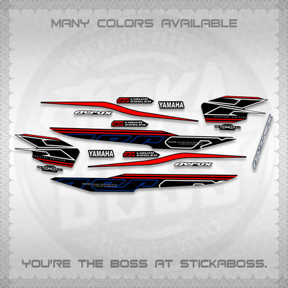 AEROX 155 V1 DECALS (2026 CYBER STYLE 01) STICKER KITS BY STICKABOSS