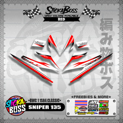 SNIPER 135 DECALS ( BWC 1 1S84 CLASSIC )【WITH FREEBIES】