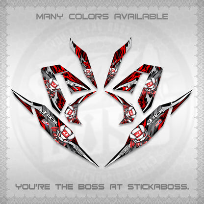 CLICK 125 V4 DECALS (2026 NEW RCB 2.0 DESIGN) STICKER KITS BY STICKABOSS