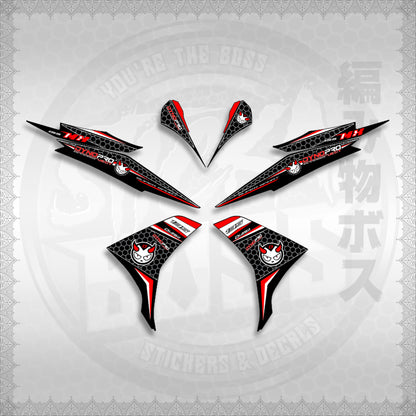 SNIPER 135 MX ( DYNO PRO ) STICKER DECALS By STICKABOSS