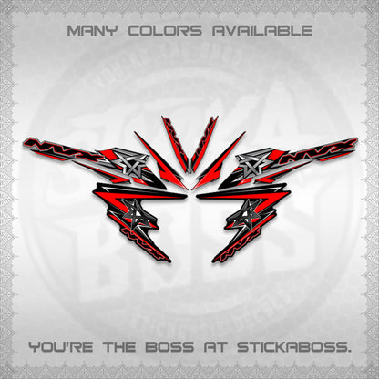 AEROX V3 INDO DECALS (ALPHA TURBO 0002)STICKER DECALS By STICKABOSS