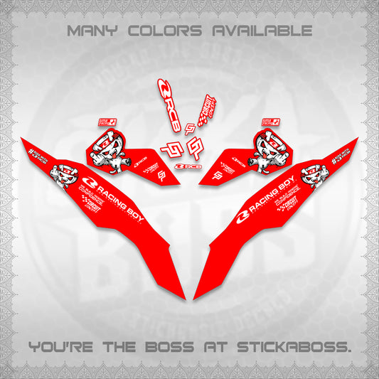 CLICK V3 DECALS (2026 RACE ZOMBIE DESIGN)STICKER DECALS By STICKABOSS