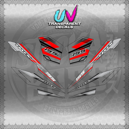 【PREMIUM UV PRINT】TRANSPARENT AEROX V3 ALPHA TURBO INDO (AV3NVRAST) 【WITH FREEBIES】