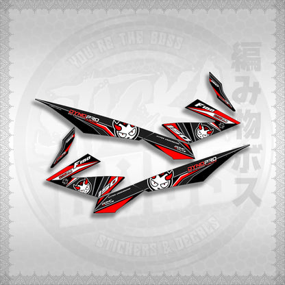 STICKER DECALS for RAIDER 150 FI (RFISADYPRF1) By STICKABOSS (SOFIE LAMINATED WATERPROOF)