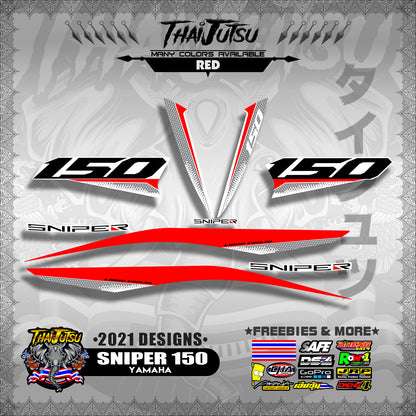 SNIPER 150 DECALS ( 2021 DESIGNS )【WITH FREEBIES】