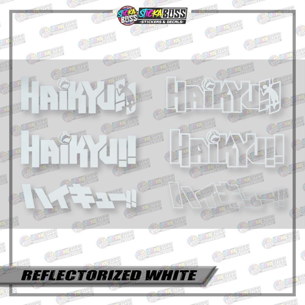 HAIKYUU LOGO ( VINYL CUT-OUT STICKER DECALS )【Stickaboss】