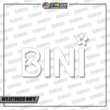 BINI LOGO DESIGN003 ( VINYL CUT-OUT STICKER DECALS )【Stickaboss】