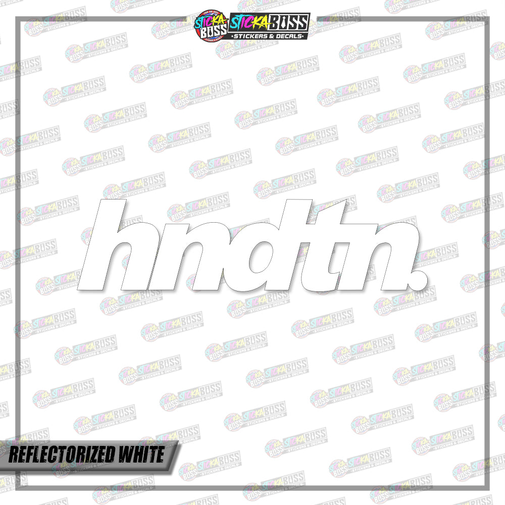 HNDTN. (VINYL CUT-OUT STICKER DECALS )【Stickaboss】