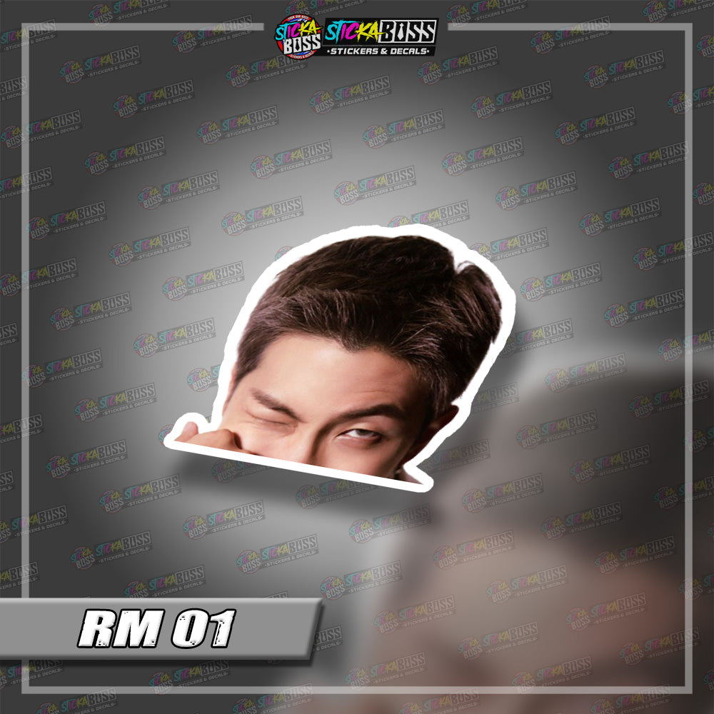 BTS |PEEKER STICKER【VINYL PRINTED】( LAMINATED / WATERPROOF )
