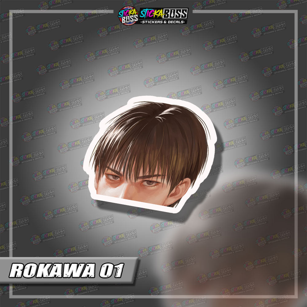 SLAM DUNK | ANIME PEEKER STICKER【VINYL PRINTED】( LAMINATED / WATERPROOF )