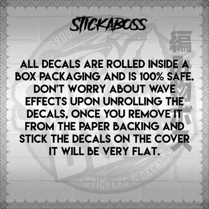 【PREMIUM UV PRINT】TRANSPARENT AEROX 155 DECALS ( 2024 NVX DIGITAL ) 【WITH FREEBIES】