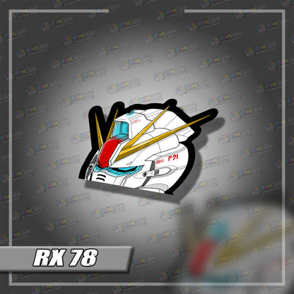 GUNDAM | ANIME PEEKER STICKER【VINYL PRINTED】( LAMINATED / WATERPROOF )