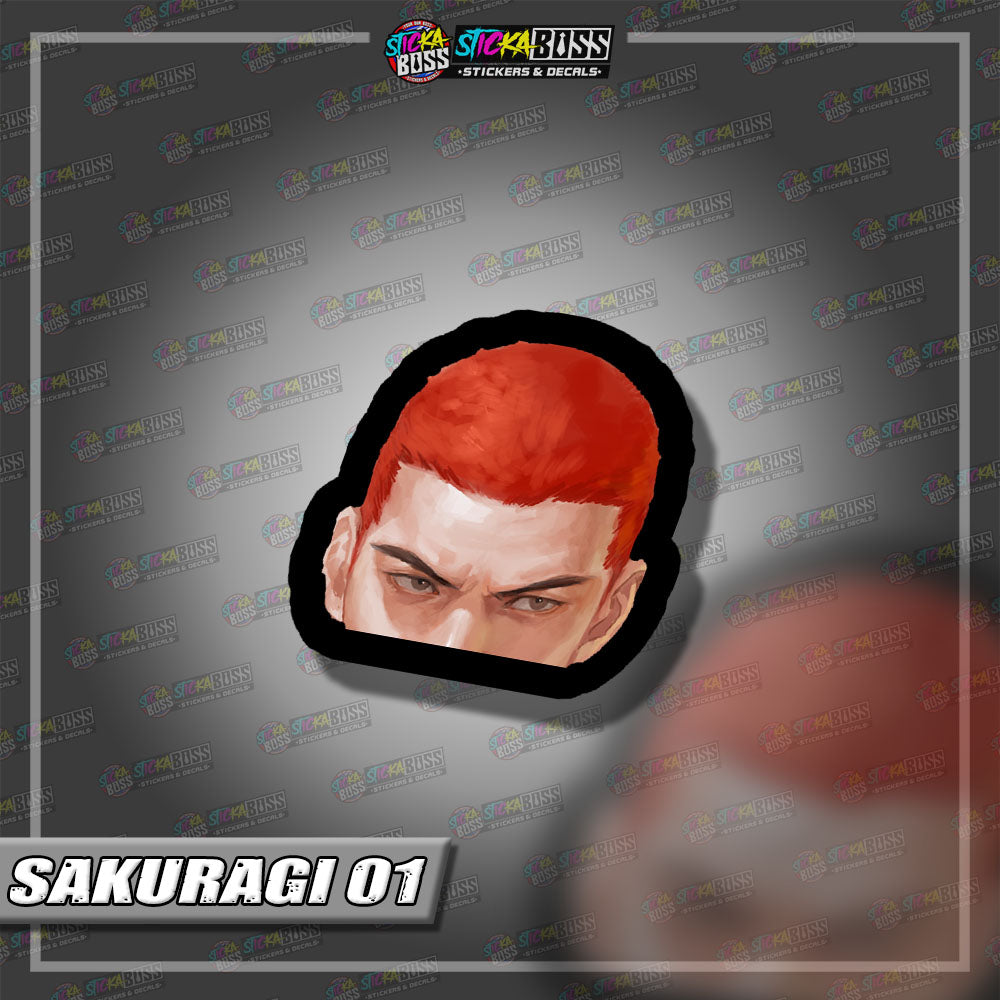 SLAM DUNK | ANIME PEEKER STICKER【VINYL PRINTED】( LAMINATED / WATERPROOF )