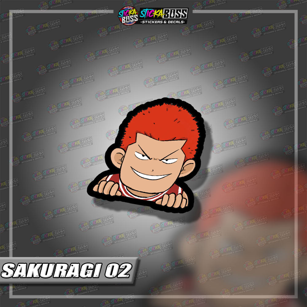 SLAM DUNK | ANIME PEEKER STICKER【VINYL PRINTED】( LAMINATED / WATERPROOF )