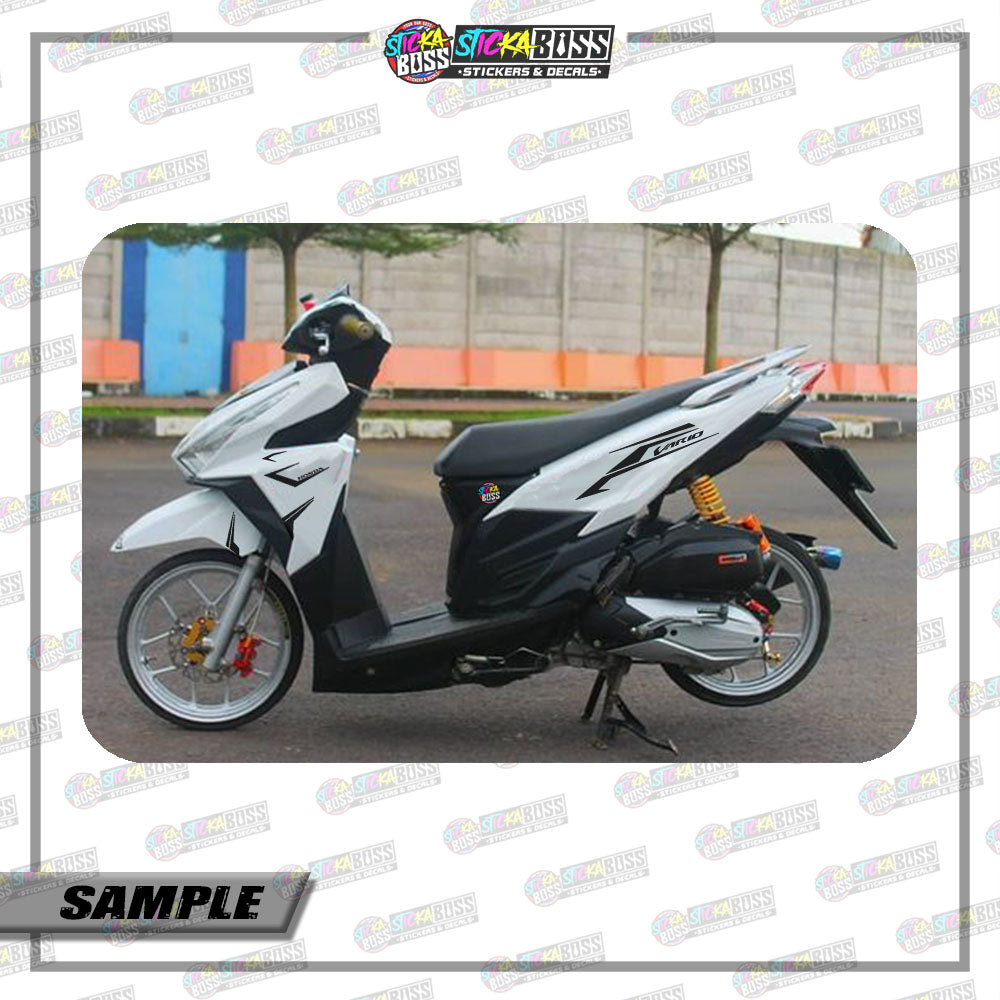 CLICK V2 CUT-OUT DECALS ( 001 VARIO SHARP STRIPPING )【Stickaboss】