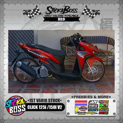 CLICK 125i / 150i V2 DECALS ( 1ST VARIO STOCK )【WITH FREEBIES】