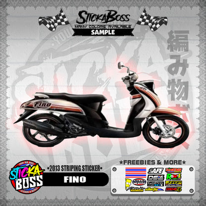 FINO DECALS ( 2013 STRIPING STICKER )【WITH FREEBIES】