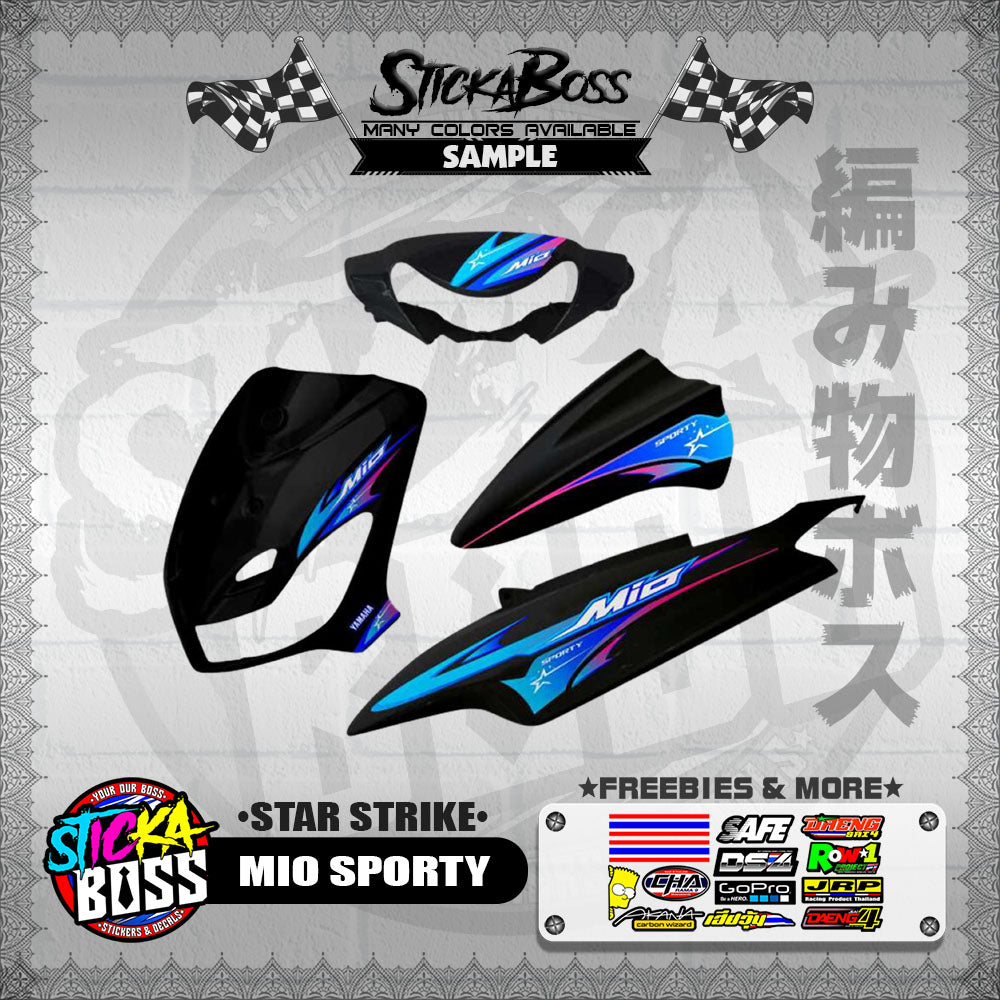 MIO SPORTY DECALS ( STAR STRIKE )【WITH FREEBIES】