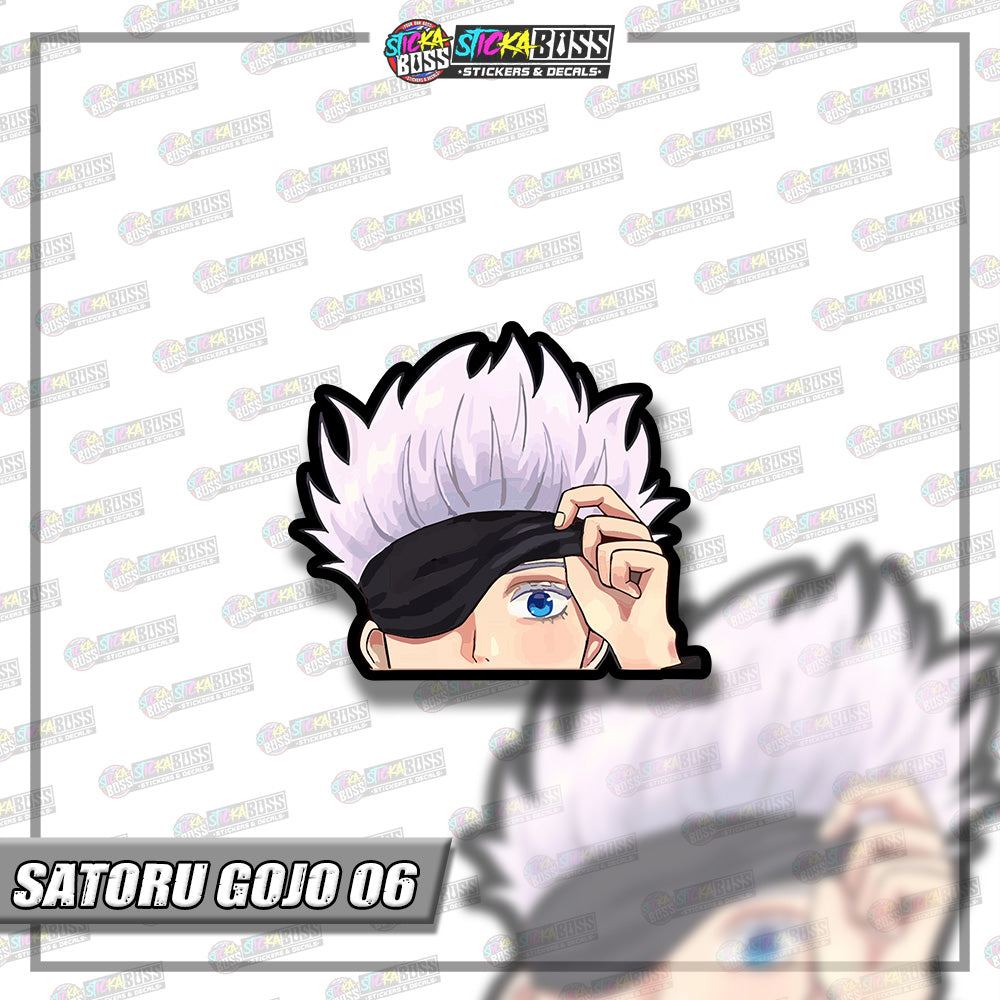 JUJUTSU KAISEN | ANIME PEEKER STICKER【VINYL PRINTED】( LAMINATED / WATERPROOF )