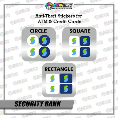 BANK CVV STICKER PART 2 |  4 PCS | ANTI-THEFT STICKER FOR ATM AND DEBIT/CREDIT CARDS【PRINTED】