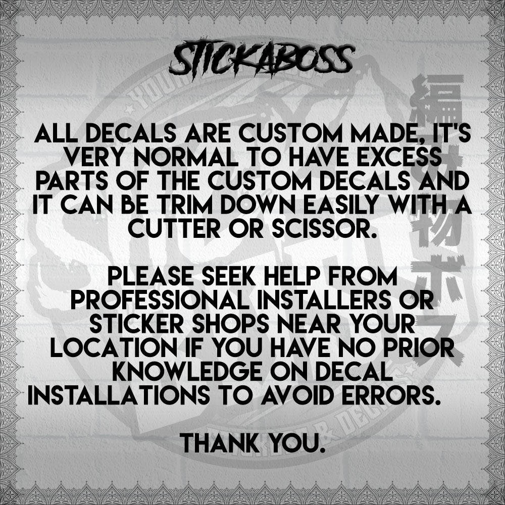 GIORNO 125 DECALS (2026 LUXSUP LV DESIGN) STICKER DECALS BY STICKABOSS