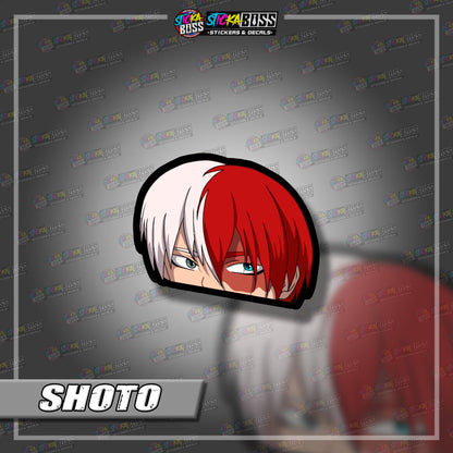 MY HERO ACADEMIA | ANIME PEEKER STICKER【VINYL PRINTED】( LAMINATED / WATERPROOF )