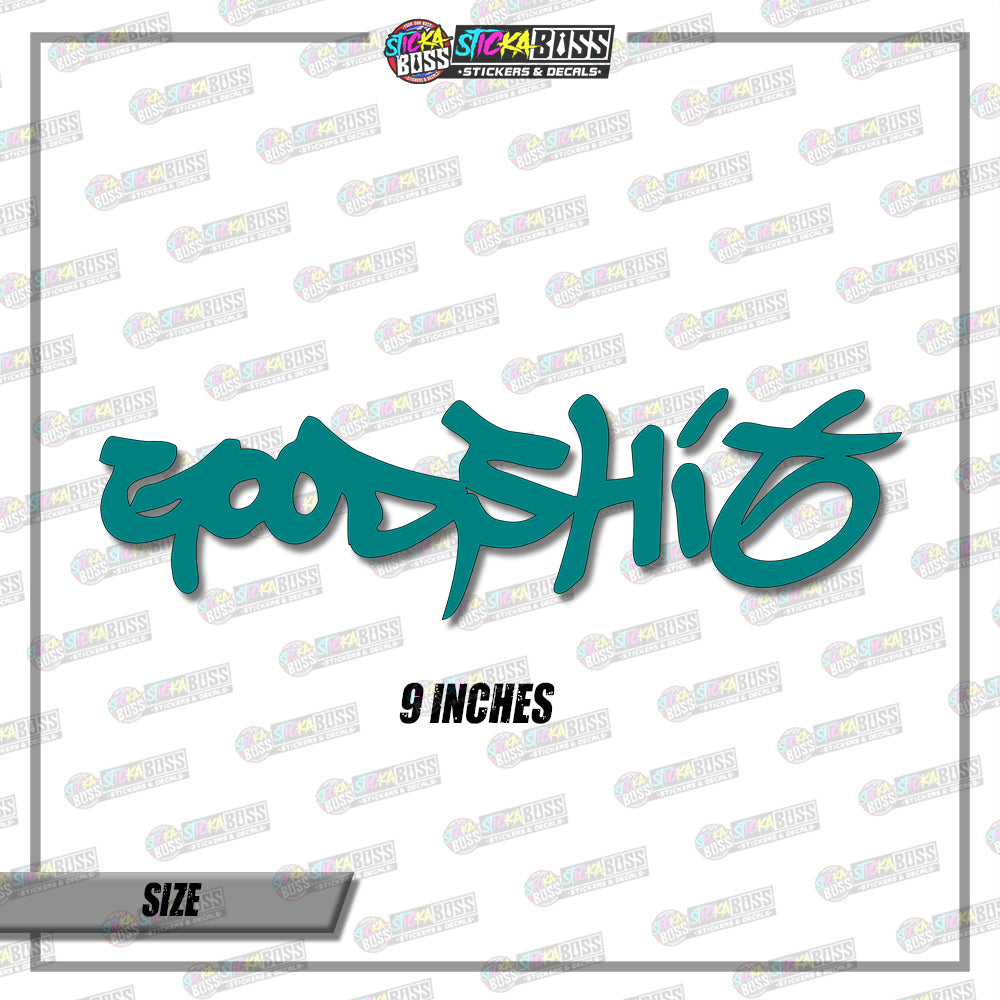 GOODSHIT  ( VINYL CUT-OUT STICKER DECALS )【Stickaboss】