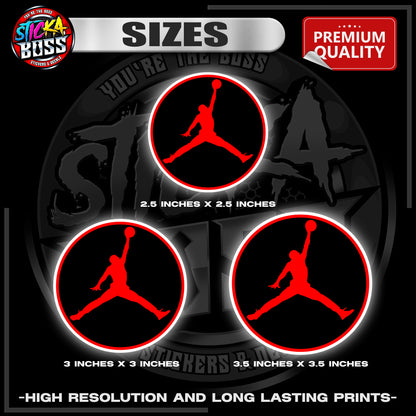 JORDAN LOGO | 3M REFLECTIVE STICKER | PREMIUM LAMINATED【PREMIUM QUALITY】