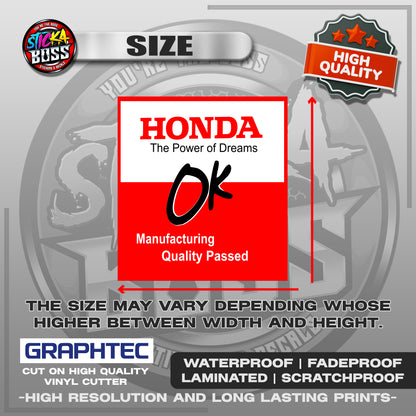 OK STICKERS | VINYL WATERPROOF STICKER | PREMIUM LAMINATED【PRINTED】