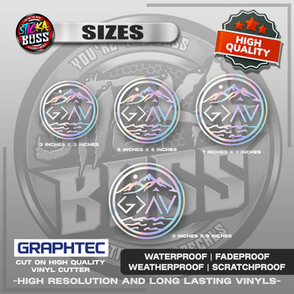 GOD IS GREATER THAN THE HIGHS AND LOWS | VINYL WATERPROOF CUT-OUT STICKER DECALS【Stickaboss】