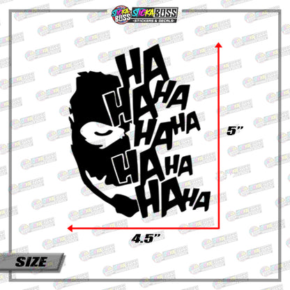 JOKER ( VINYL CUT-OUT STICKER DECALS )【Stickaboss】