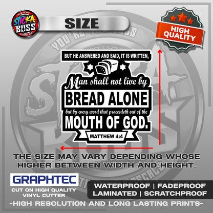 BIBLE VERSE STICKERS PART 2 | VINYL WATERPROOF STICKER | PREMIUM LAMINATED【PRINTED】