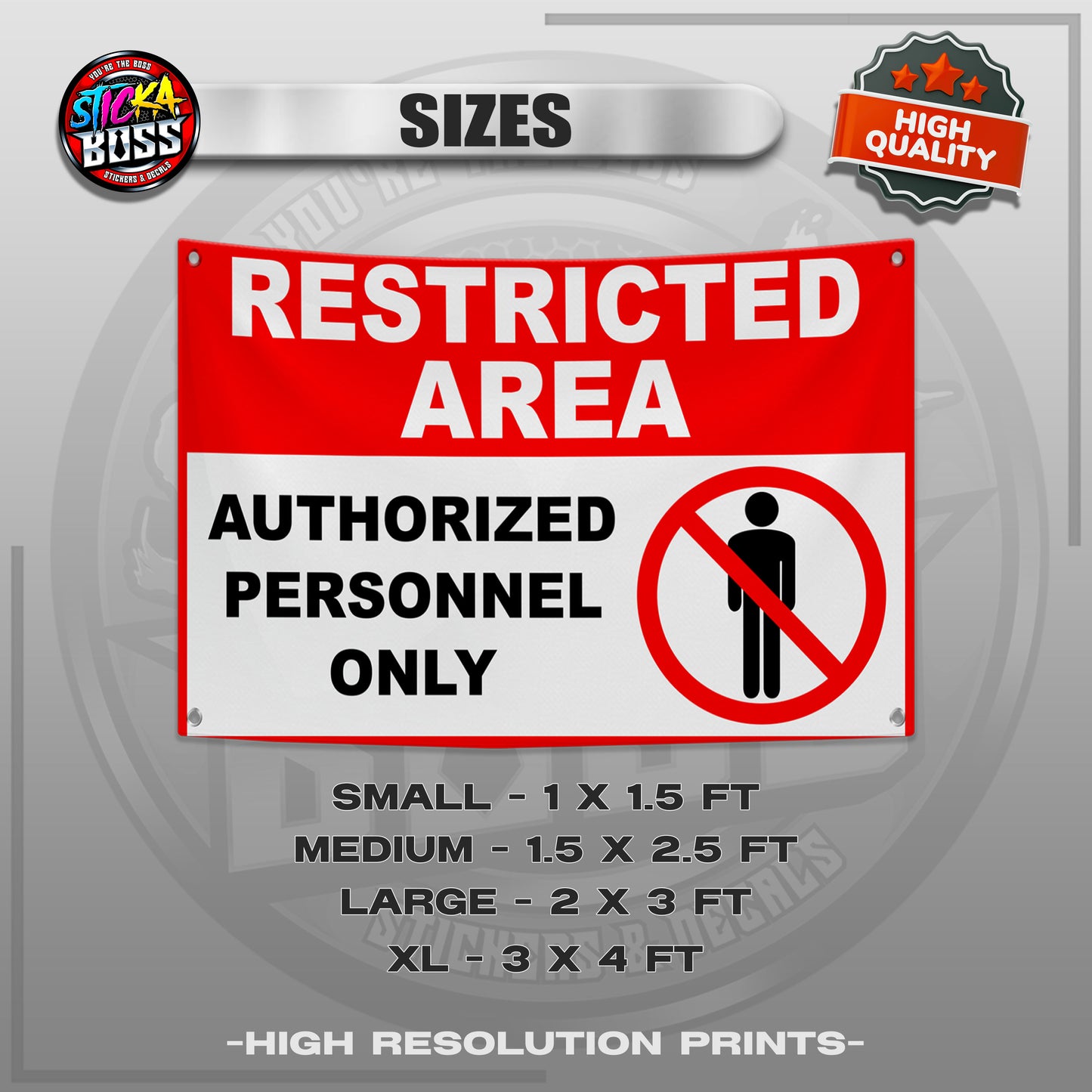 TARPAULIN SIGNAGES | NO PARKING, NO ENTRY, ETC. |  TARPAULIN HIGH RESOLUTION UV PRINT【STICKABOSS】