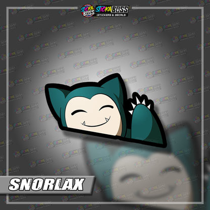 POKEMON | ANIME PEEKER STICKER【VINYL PRINTED】( LAMINATED / WATERPROOF )