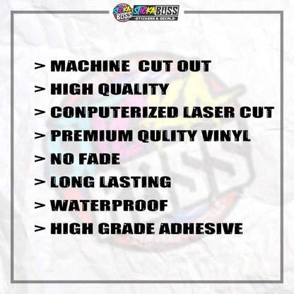 ASSORTED P3 | VINYL CUT-OUT STICKER   ( ANIME VINYL STICKER DECALS )【Stickaboss】
