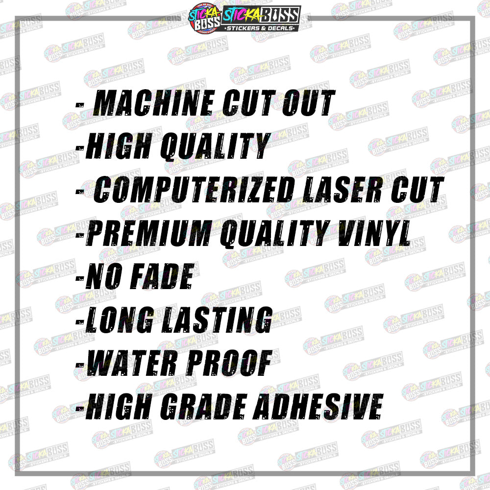 ALAK PA (VINYL CUT-OUT STICKER DECALS )【Stickaboss】