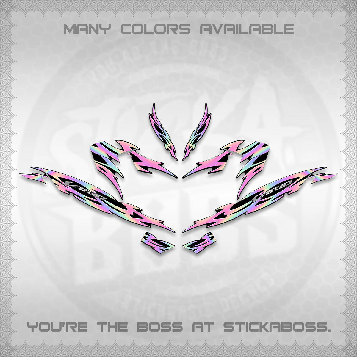 CLICK 125 V4 INDO VARIO DECALS (2026 NUSANTARA STRIPING) STICKER DECALS By STICKABOSS