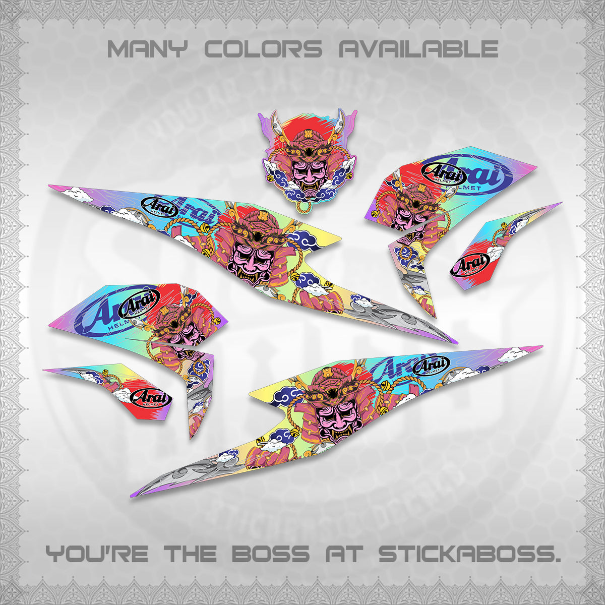 BEAT FI INDO DECALS (2026 NEW SAMURAI MOTIF) STICKER KITS BY STICKABOSS