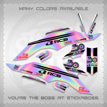 CLICK 125 V3 DECALS (2026 30TH ANNIVERSARY RACING DESIGN) STICKER DECALS By STICKABOSS