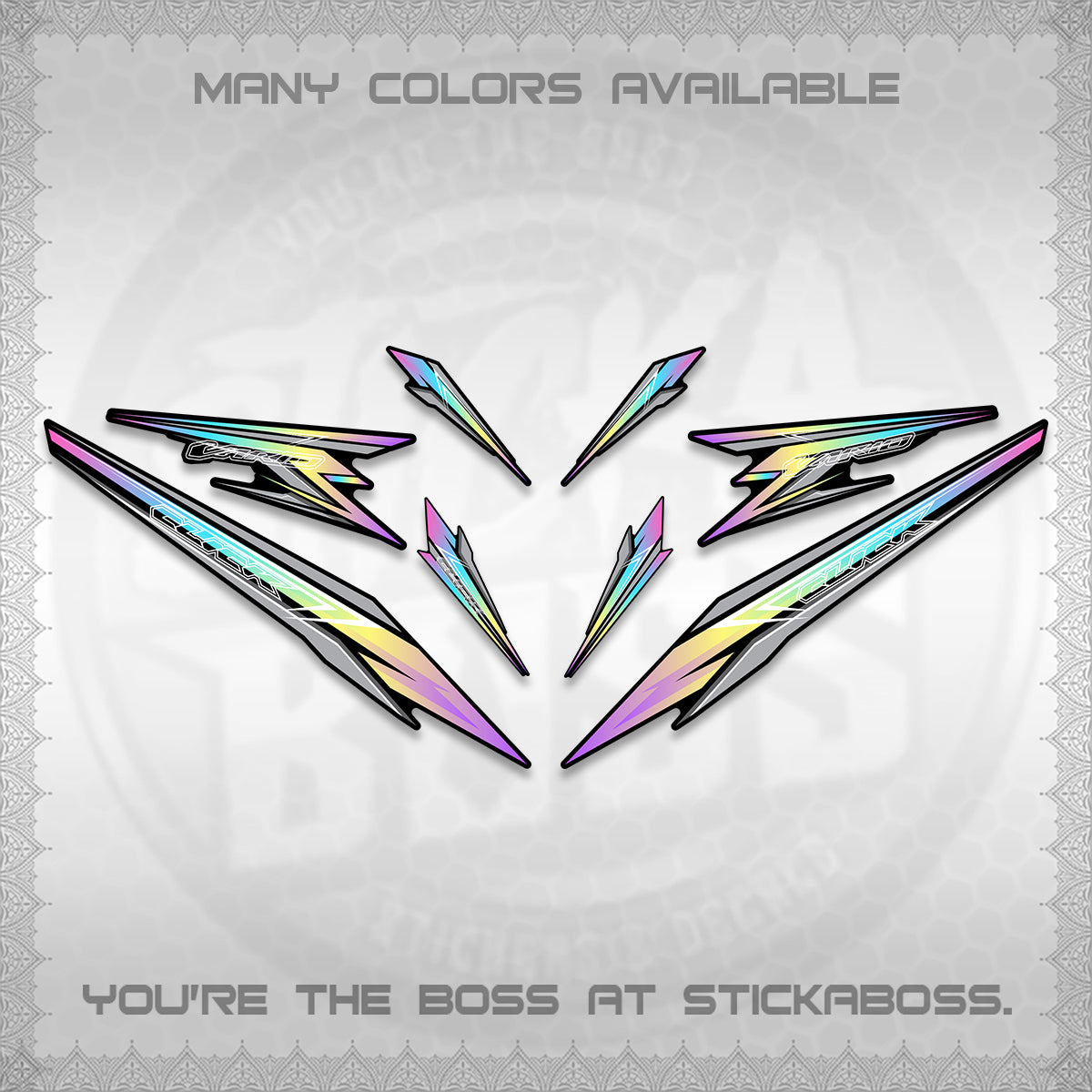 CLICK 160 VARIO DECAL(2026 SHARP 00-A1 DESIGN)STICKER DECALS By STICKABOSS