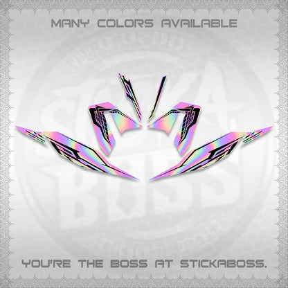 CLICK 125 V4 DECALS (2026 VEERIZA STYLISH DESIGN) STICKER DECALS By STICKABOSS