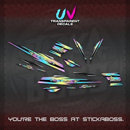 AEROX V2 UV TRANSPARENT DECALS (2026 INDO STAR 001) STICKER KITS BY STICKABOSS